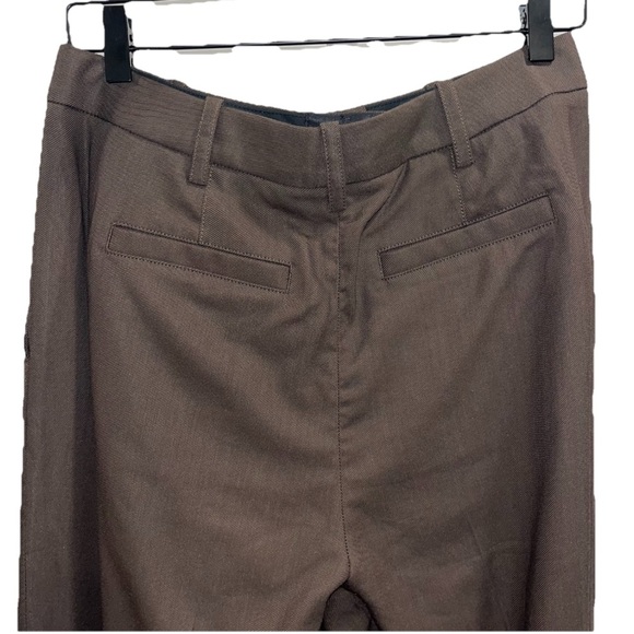 A.L.C. Tommy II Soft Suiting Pants Brown Size 4 Wide Leg Trousers Office NWT - Picture 10 of 14